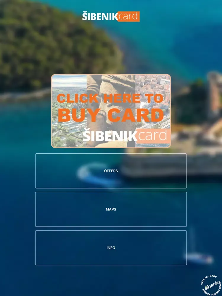 Sibenik Card iPad  স্ক্রিনশট